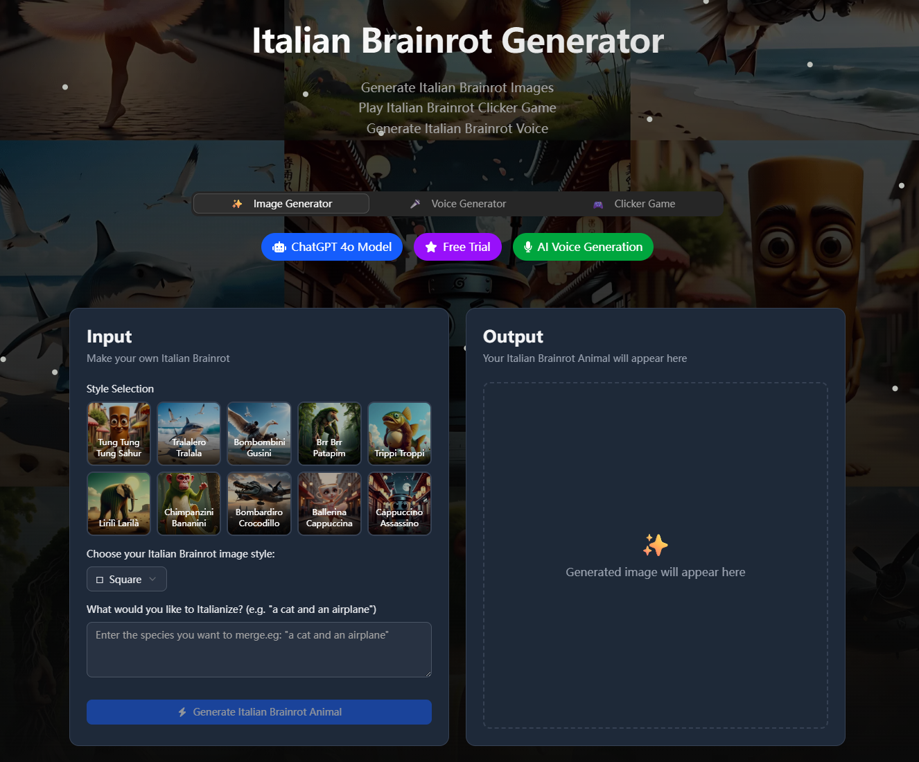 italian brainrot generator